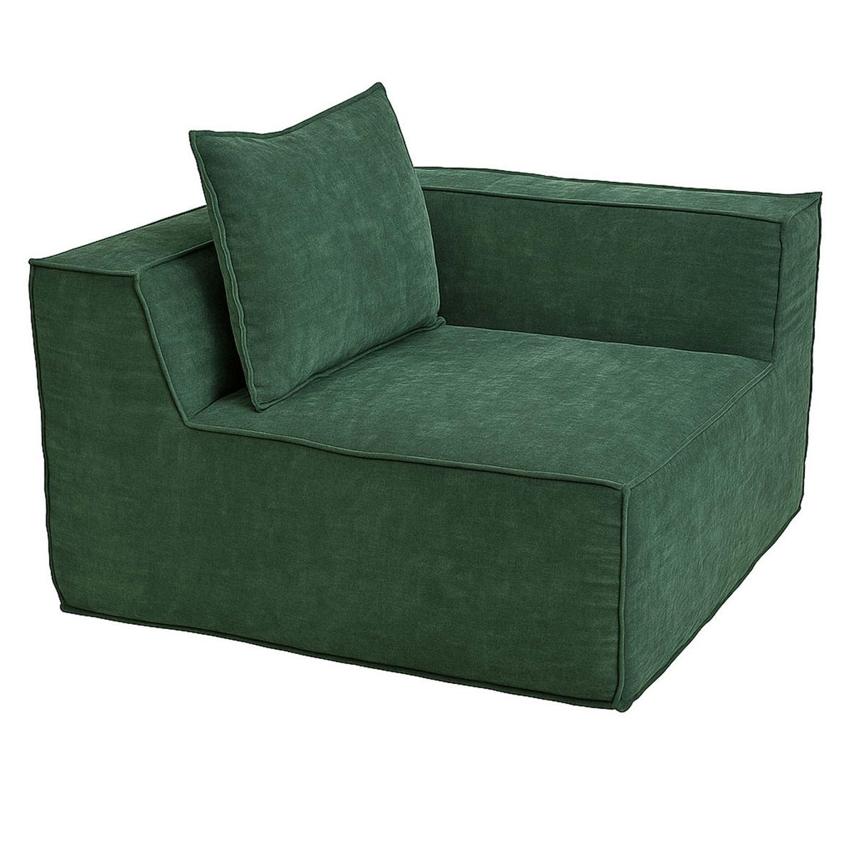 ECKTEIL Grün - Grün, Textil (97/63/97cm) - MCW