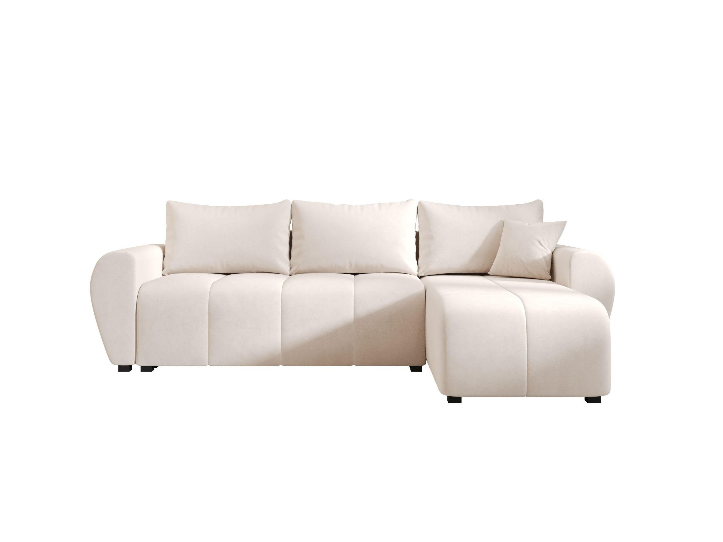 ECKSOFA MOLISA L Itaka 16 Rechts mit Schlaffunktion - Beige, Textil (245/145cm) - Bedante
