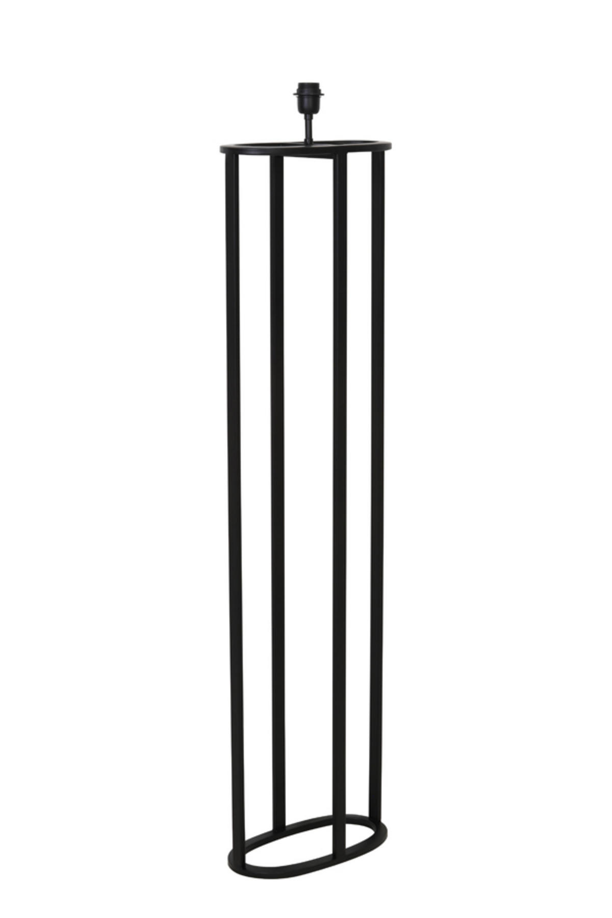 STEHLEUCHTE Mylo Schwarz 36/19/145 cm - Schwarz, Metall (36/19/145cm) - Light & Living