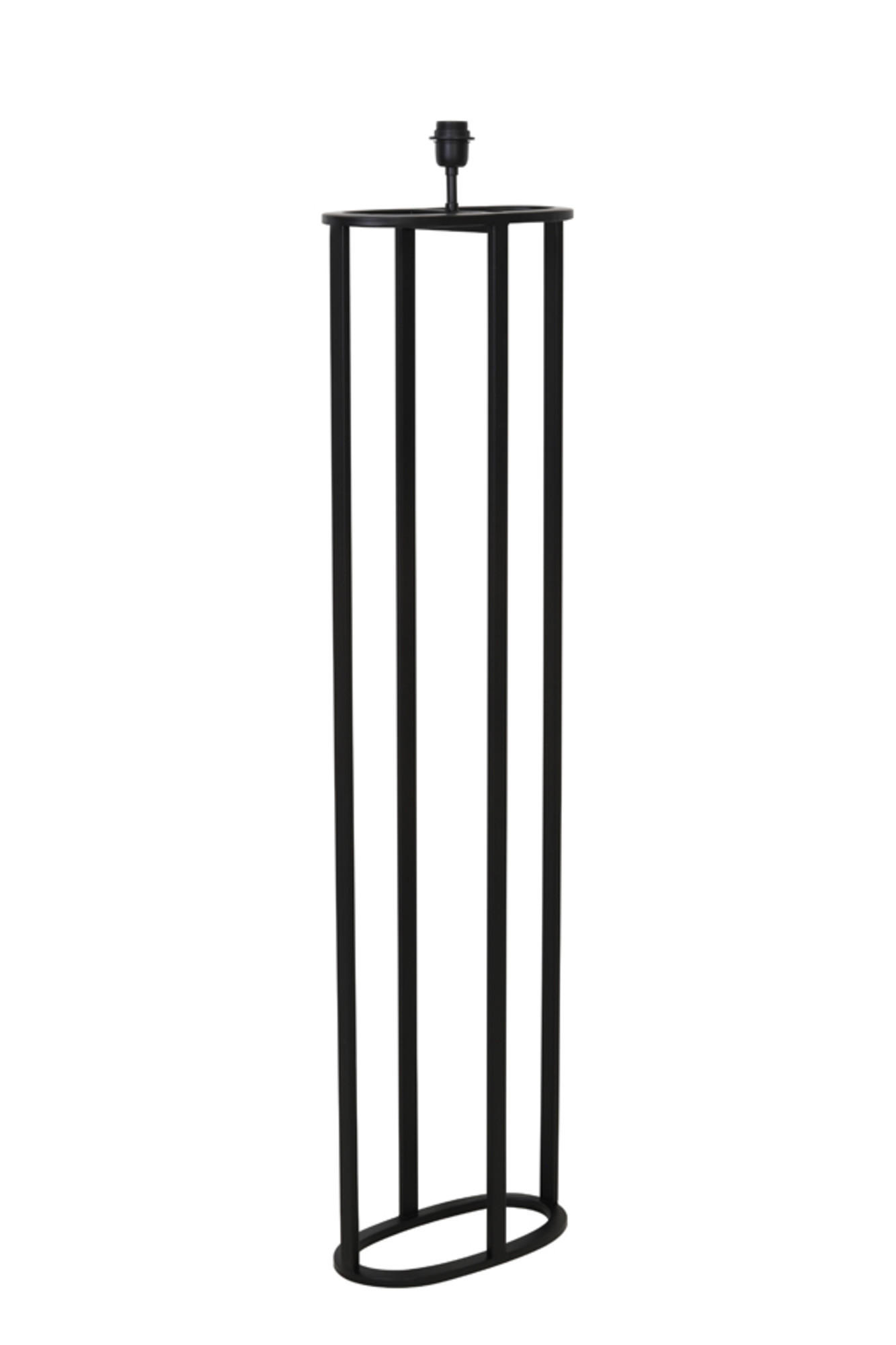 Thumbnail - Light & Living Stehleuchte, Schwarz, Metall, Oval, A, 19x145x36 cm, CE, Lampen & Leuchten, Innenbeleuchtung, Stehlampen,...