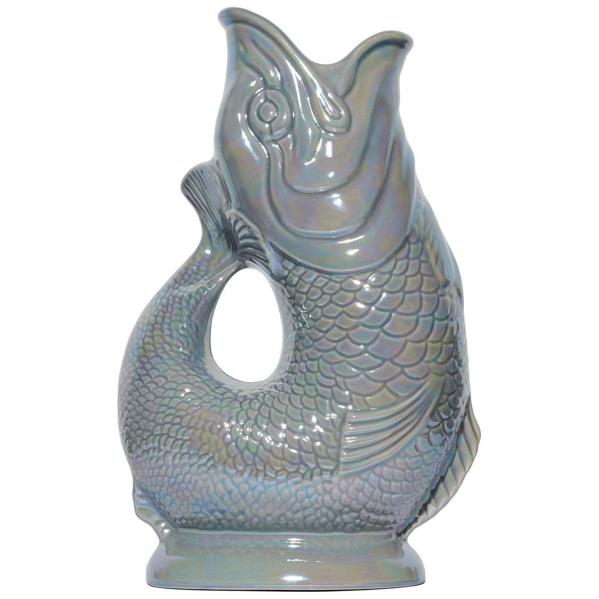 KARAFFE mit „Gluck-Gluck“-Geräusch 27,5/17/9,5 cm - Dunkelgrau, Keramik (1.2L) - Gluckigluck