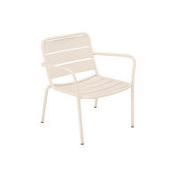 GARTENSESSEL - 1 -Sitzer - Stahl - beige - MIRMANDE - Beige, Metall (60/71.5/67.5cm) - Vente-Unique