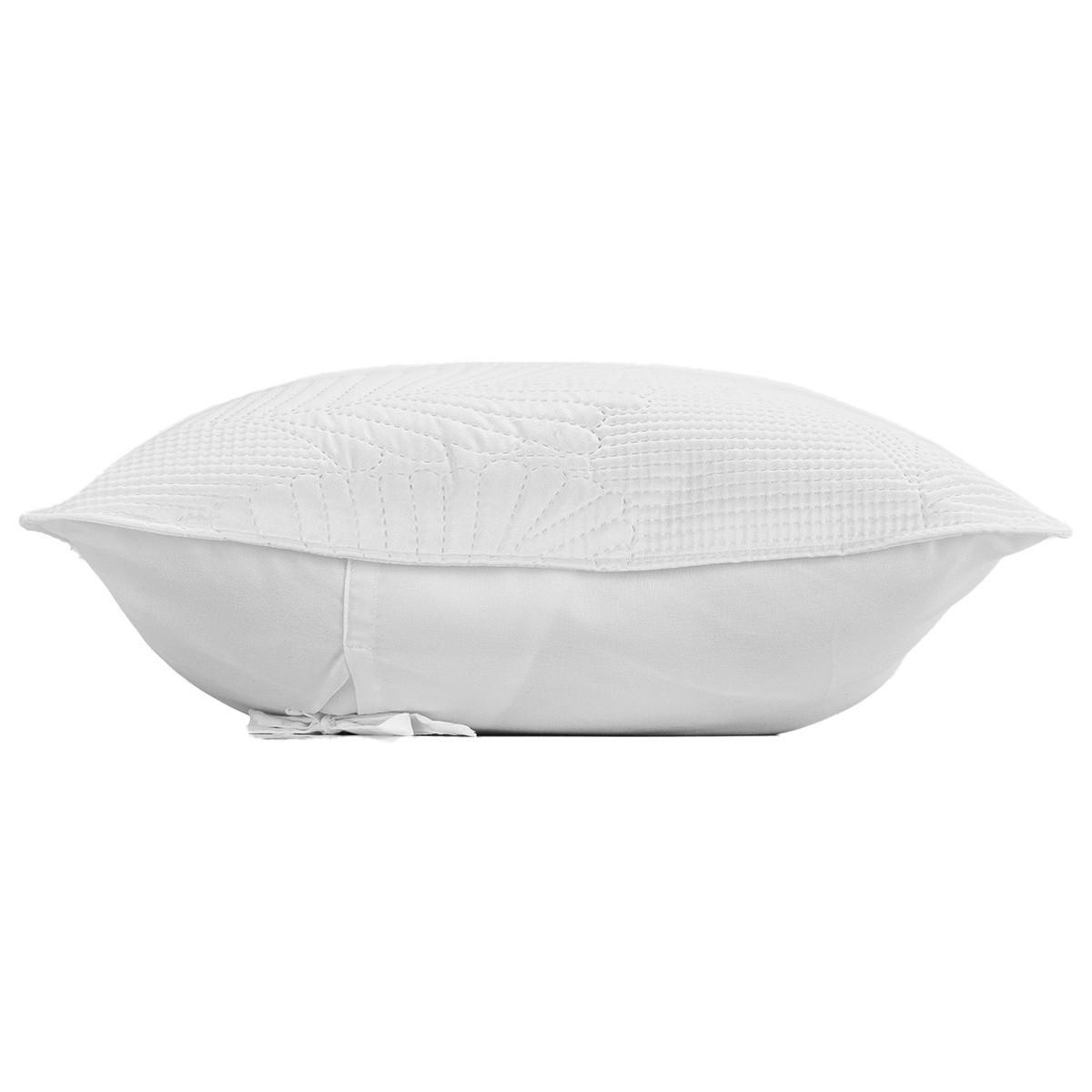 DEKO-KISSENBEZUG mit Muster Colombine 40/40/0,5 cm - Weiß, Textil (40/40cm) - Douceur d´intérieur