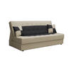 SOFA POLO mit Schlaffunktion SAWANA 00+14 mit Stauraum - Beige, Textil (80/96/192cm) - Bedante