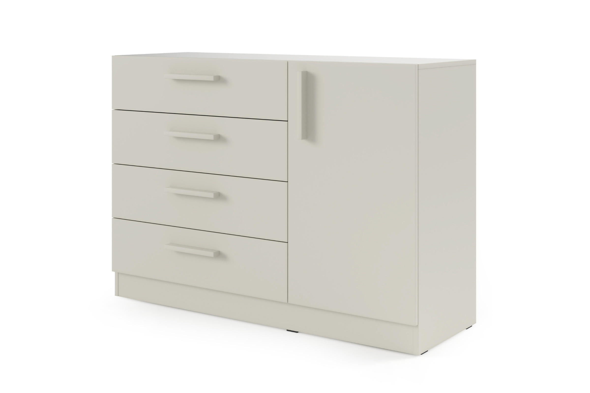 KOMMODE BRISSO BRK2 120,5/85/40 cm in Kaschmir - Kaschmir, Holzwerkstoff (121/85/40cm) - Deine Möbel 24