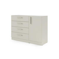 KOMMODE BRISSO BRK2 120,5/85/40 cm in Kaschmir - Kaschmir, Holzwerkstoff (121/85/40cm) - Deine Möbel 24