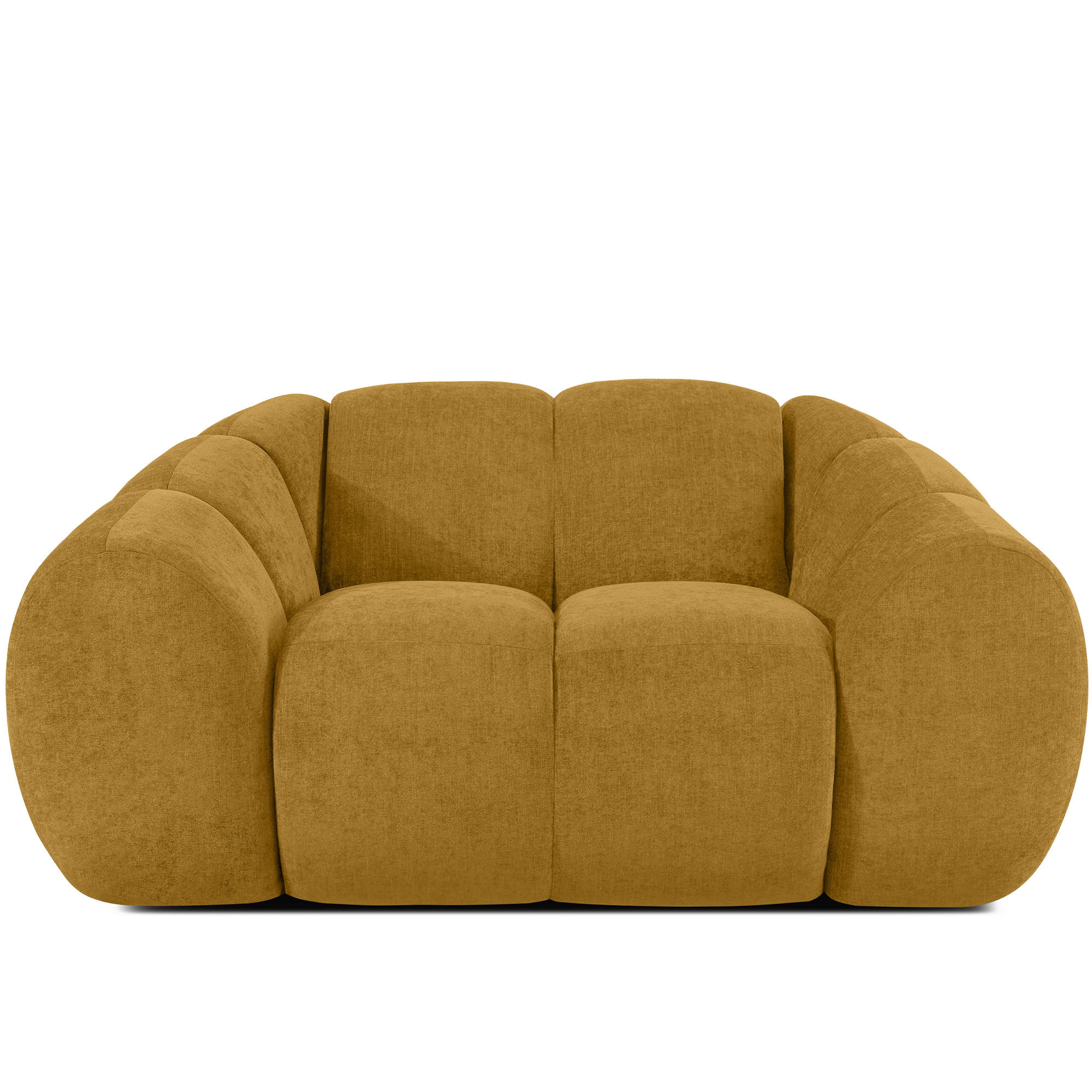 SESSEL FLAVA, Honigfarben - Honig, Holz/Holzwerkstoff (160/76/100cm) - KONSIMO®