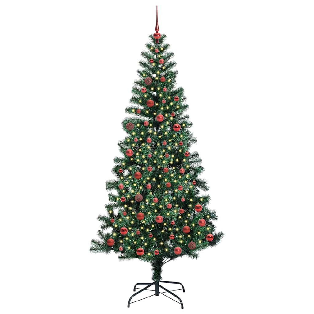 vidaXL Weihnachtsbaum Grün 210 cm