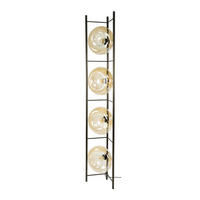 STEHLAMPE Soll - Beige - 20/33/168 cm - Beige, Glas (20/33/168cm) - Hoyz Collection