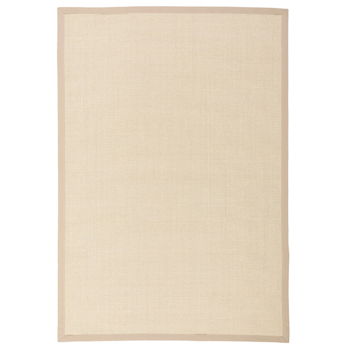 SISALTEPPICH NATURA KLASSISCH MIT BORDÜRE - Ecru, Textil (150/150cm) - Pergamon