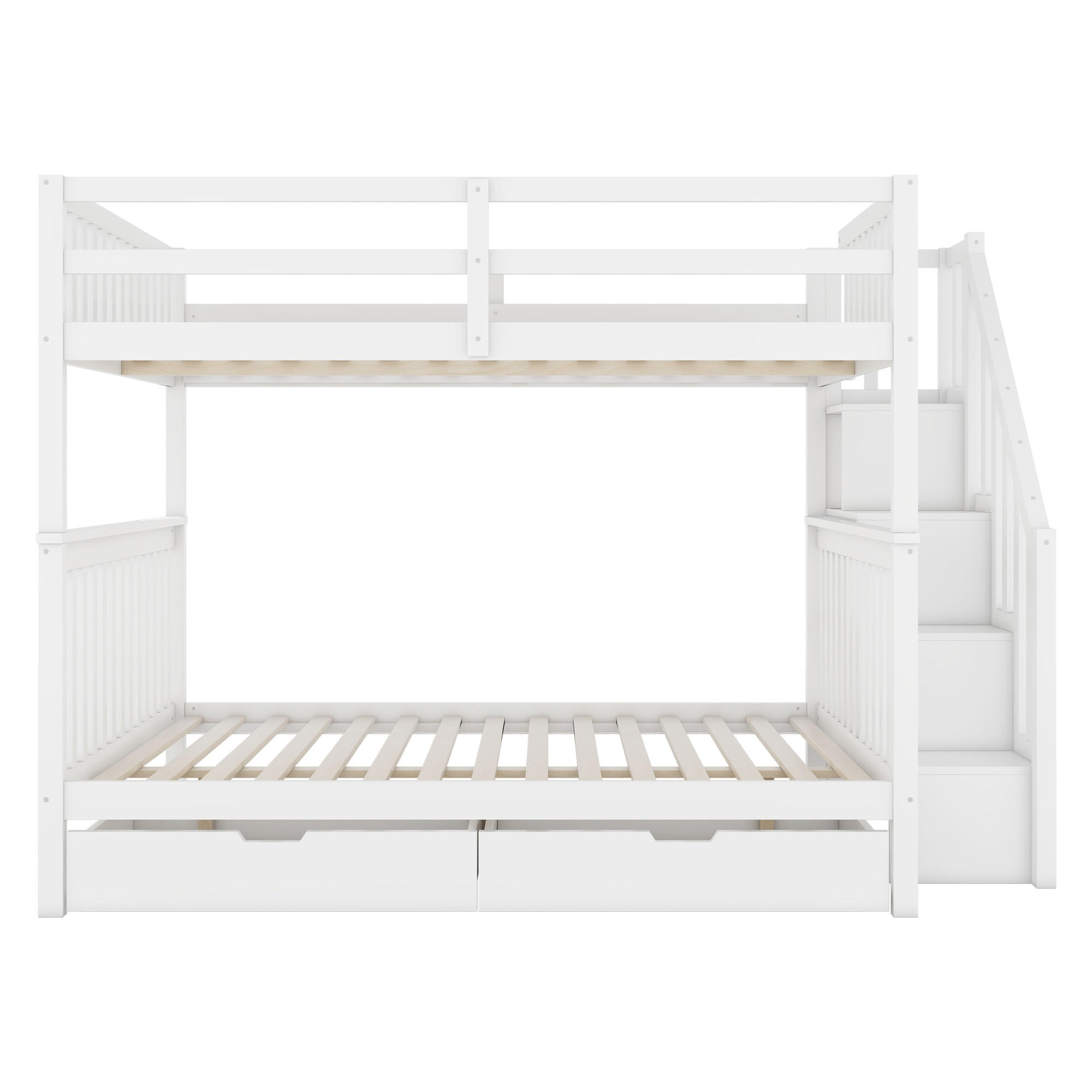 ETAGENBETT 140x200 Weiß - Weiß, Holz (140/200cm) - ComfortXL