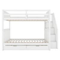 ETAGENBETT 140x200 Weiß - Weiß, Holz (140/200cm) - ComfortXL