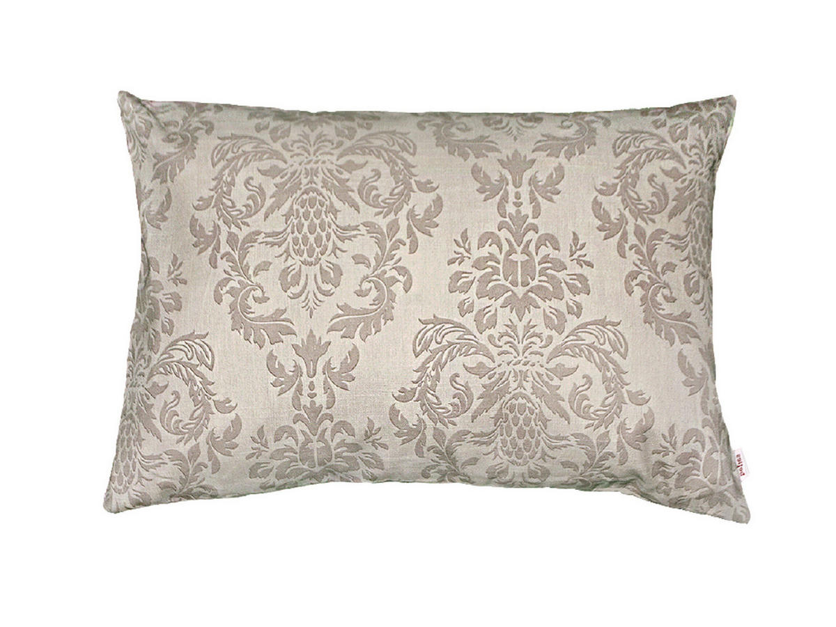 KISSENHÜLLE Epoche linen-taupe 25/35 cm - Taupe, Textil (25/35cm) - beties Heimtextil