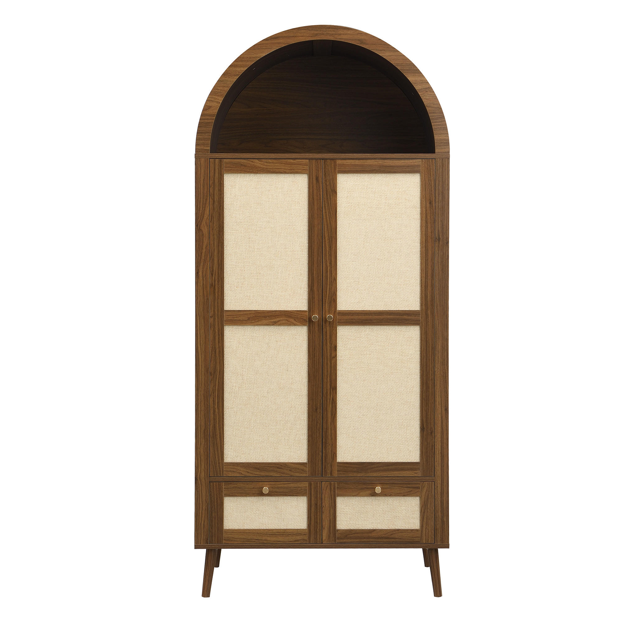 Flieks Kleiderschrank Walnuss 80x180x55 cm