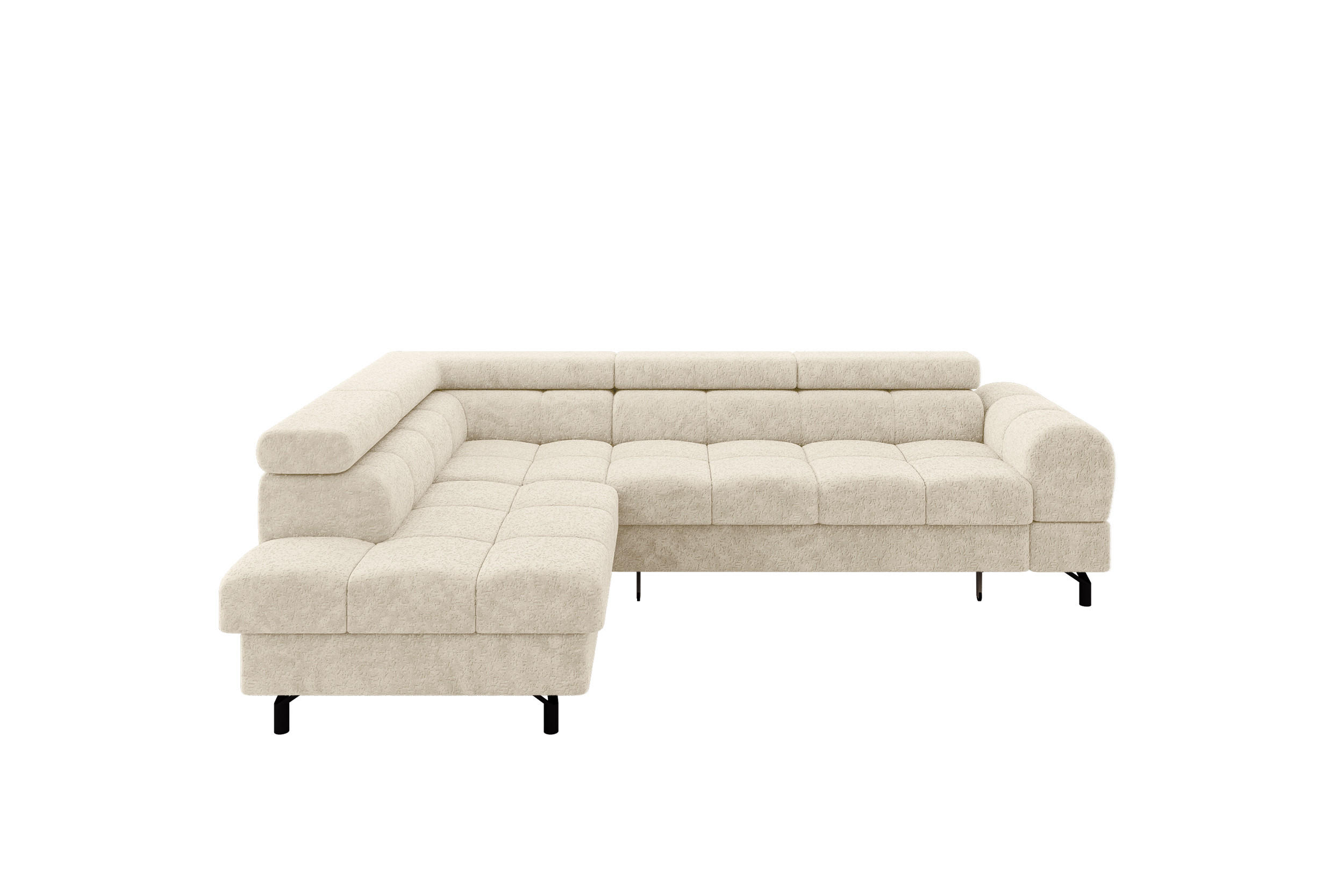 Altdecor Ecksofa Creme 272x203 cm