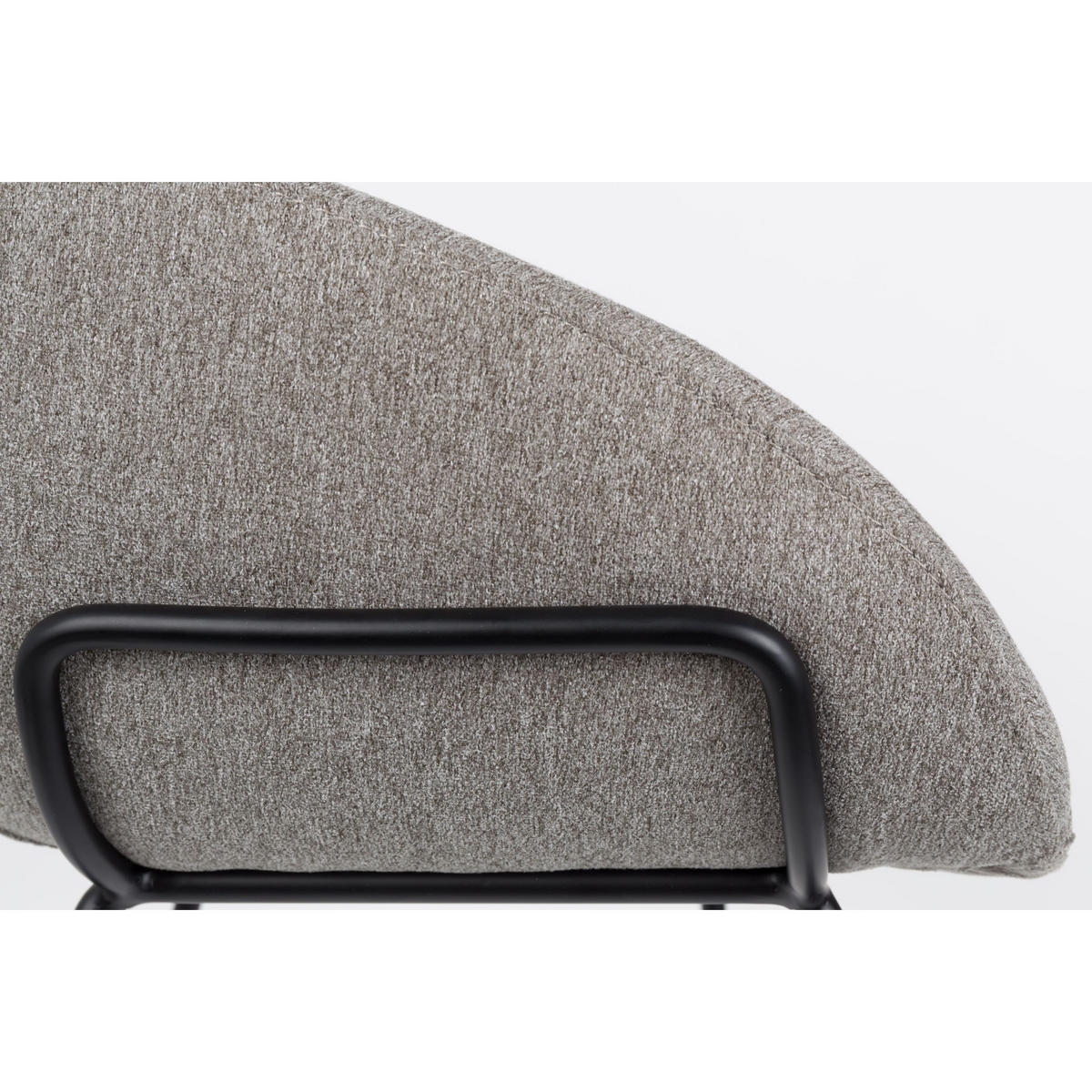 BARHOCKER Feston Rückenlehne 65 cm Grau - 2 er Set - Grau, Textil (54.5/88.5/53cm) - Zuiver