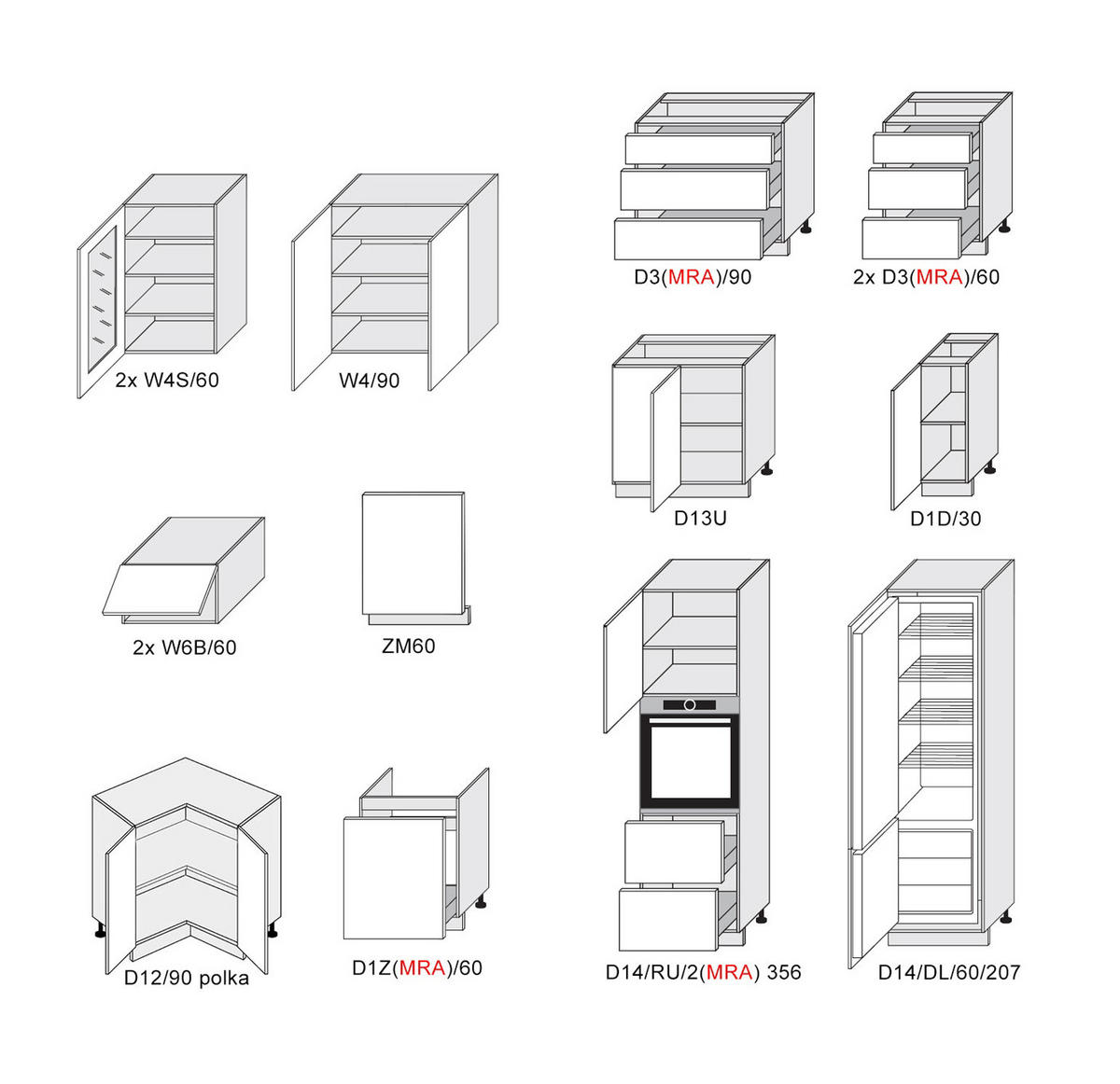 WINKELKÜCHE Pescara signalweiß matt / weiß matt 15-teilig mit Teilauszug (Blum Metabox) - Weiß, Holzwerkstoff/Metall (330/243/306cm) - Feldmann-Wohnen