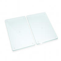 GLASPLATTE 2x 30x52cm Transparent - Transparent, Glas (30/52/0.4cm) - Wallfluent