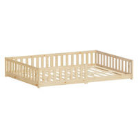 KINDERBETT 140x200 cm Natur aus Kiefernholz - Naturfarben, Holz (200/140cm) - ML-DESIGN