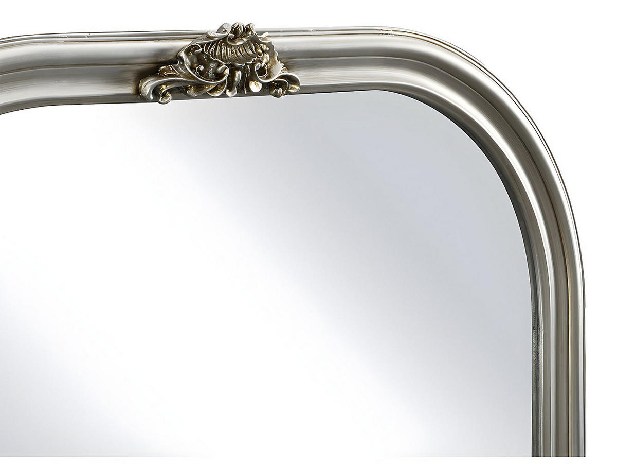 SPIEGEL - H. 81 cm - Paulowniaholz - Silberfarben - IZEY - Silberfarben, Holz (90/81/1cm) - Vente-Unique