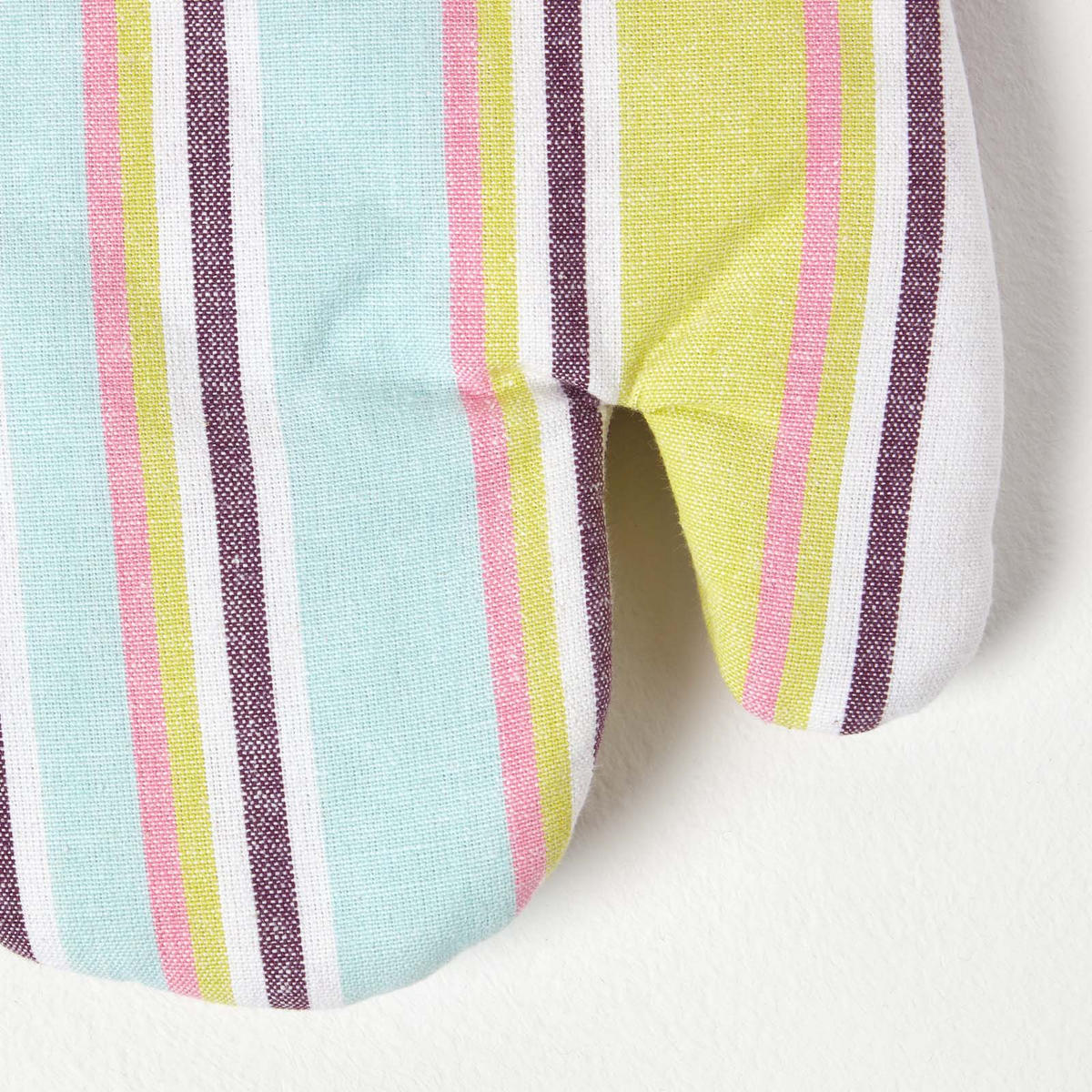 OFENHANDSCHUH Osaka 18/32 cm, Baumwolle wattiert - Lila, Textil (18/32cm) - Homescapes