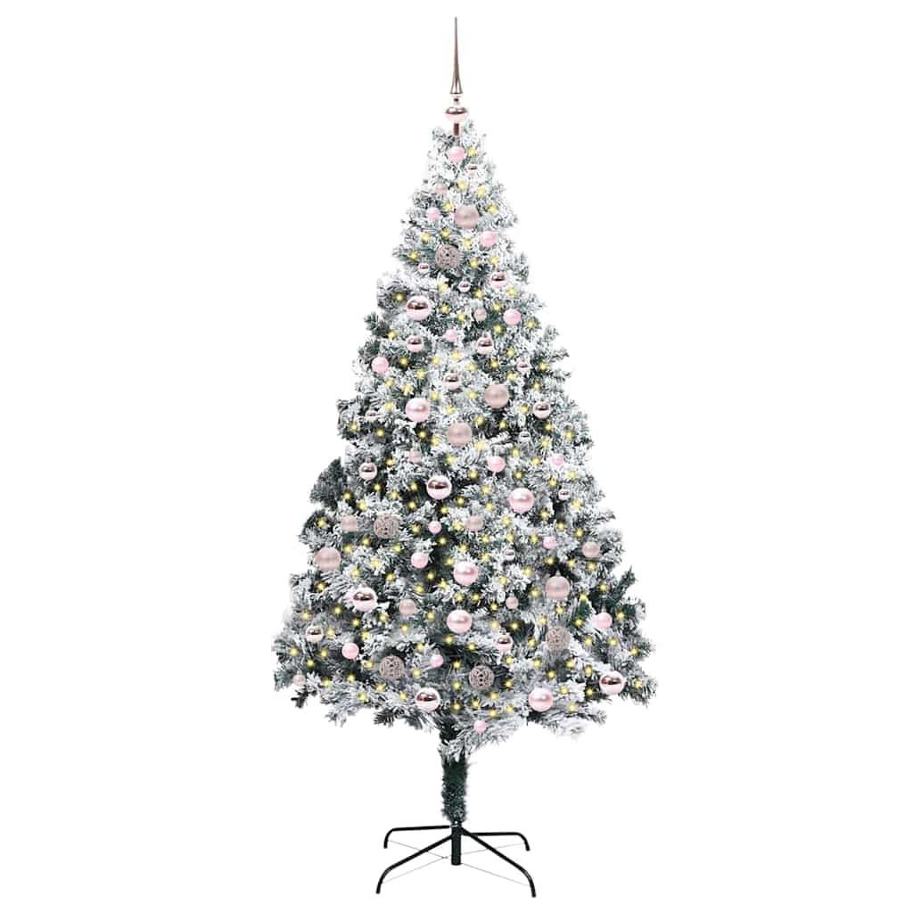vidaXL Weihnachtsbaum Weiß 210 cm