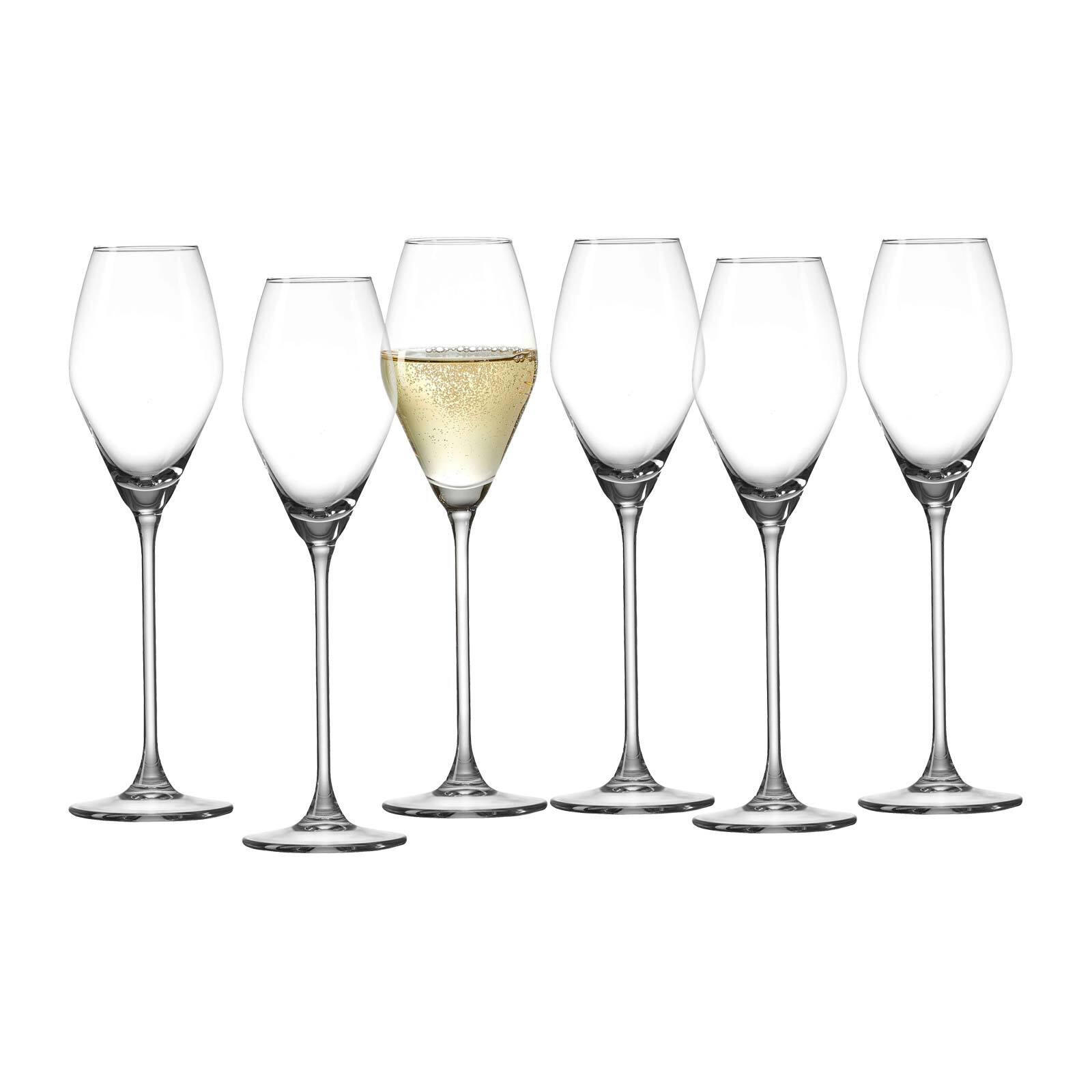 SEKTGLÄSER Salsa transparent 200 ml 6er Set - Transparent, Glas (0.2L) - Ritzenhoff Breker
