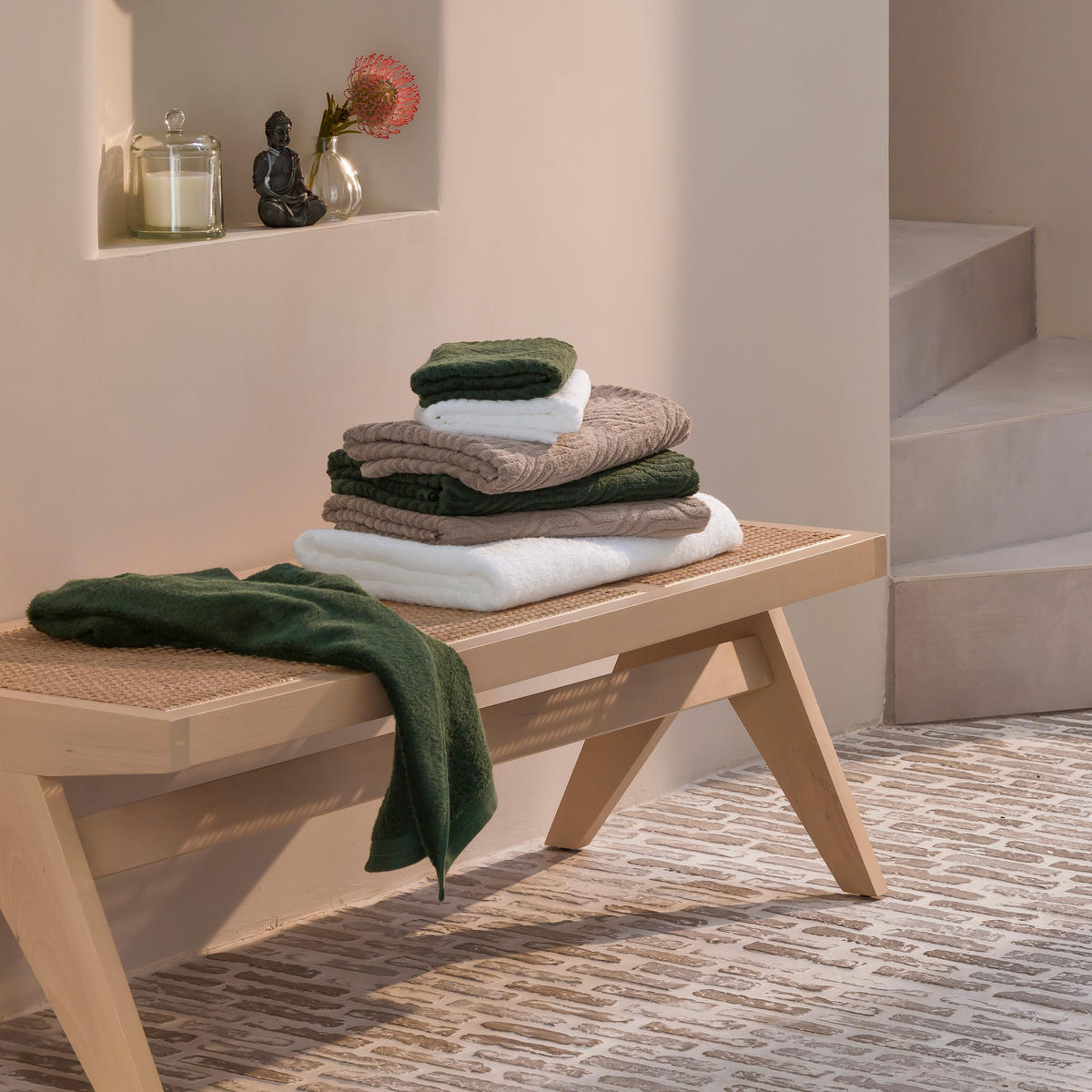 WASCHHANDSCHUH ZEN - Beige, Textil (20/15cm) - MÖVE
