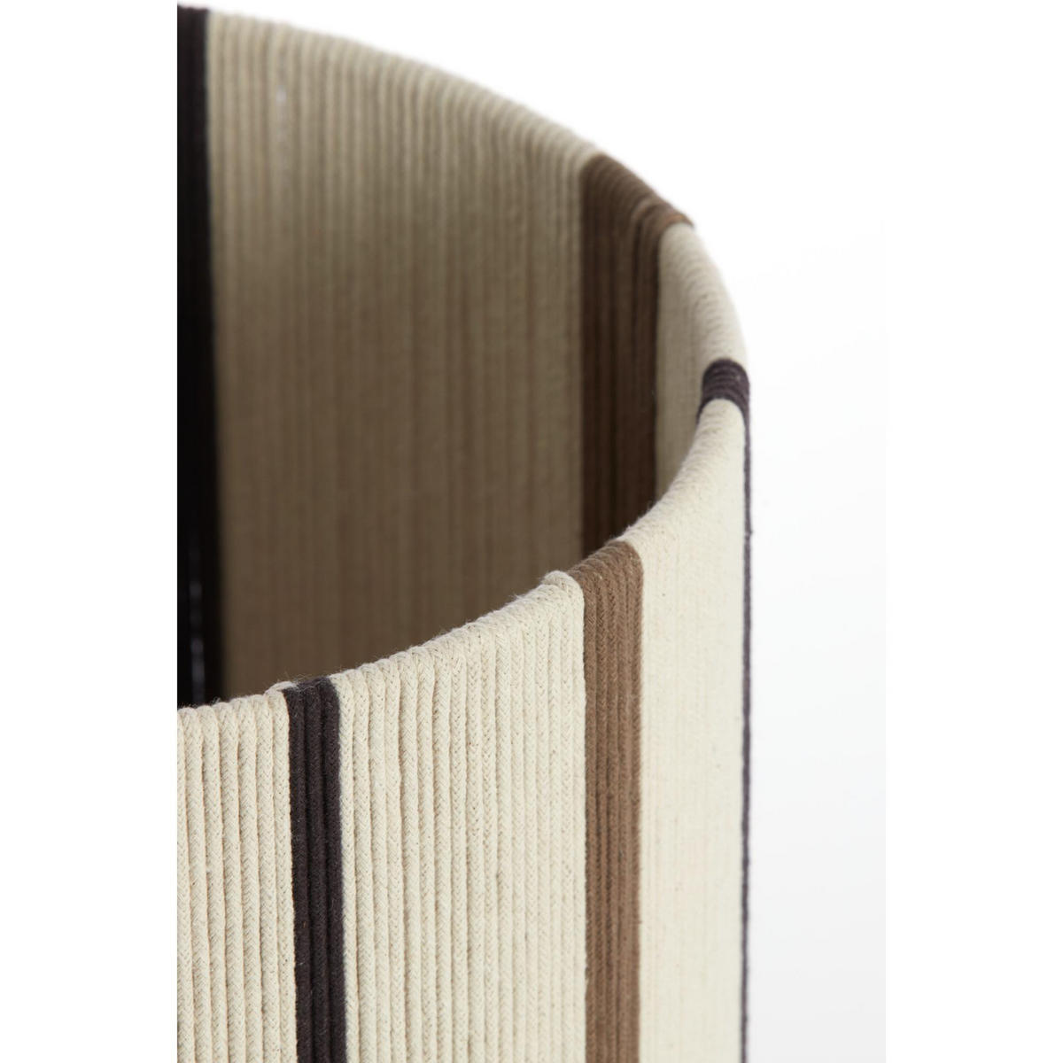 LAMPENSCHIRM Medan Weiß 30/30/40 cm - Weiß, Textil (30/30/40cm) - Light & Living