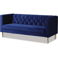 EINZELSOFA bruce Blau - Blau, Textil (76/82/196cm) - Habitat Garten