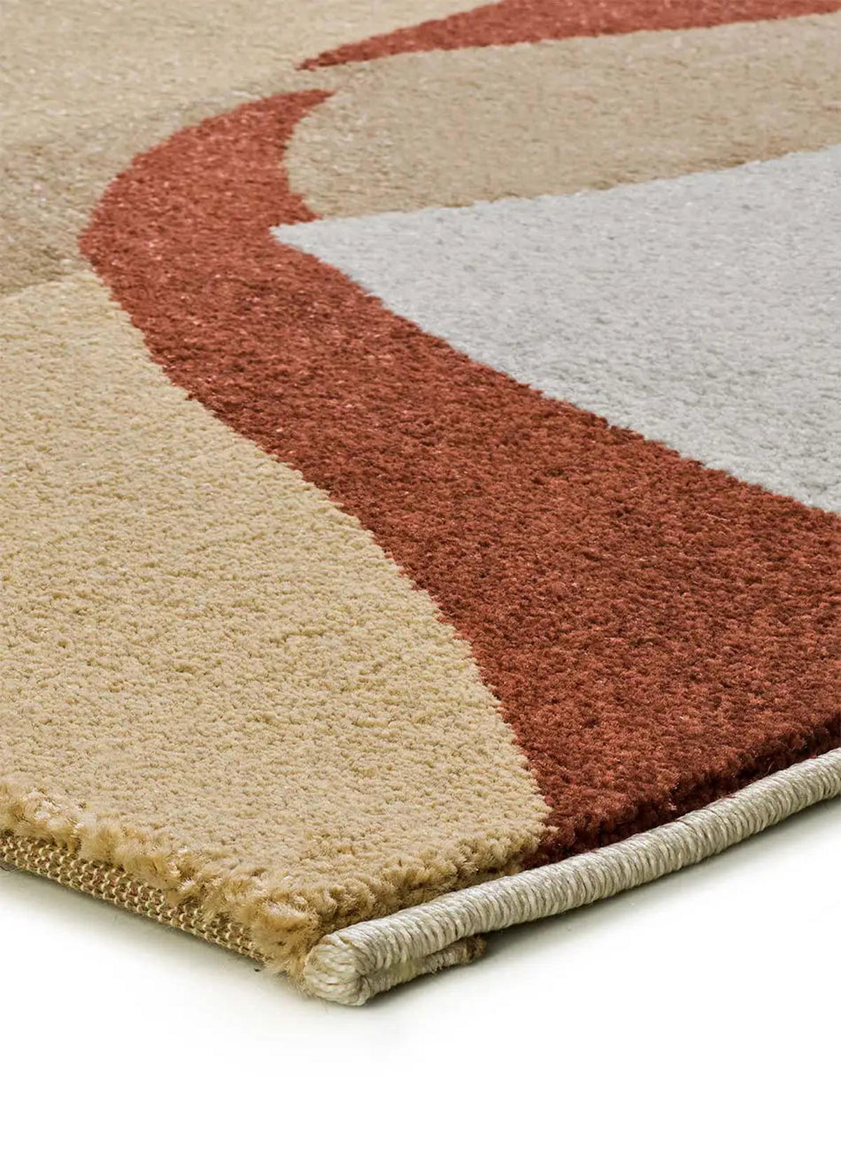 KURZFLORTEPPICH Beige / Kupfer Astra 200/290 cm - Beige/Kupferfarben, Naturmaterialien/Textil (200/290cm) - Atticgo