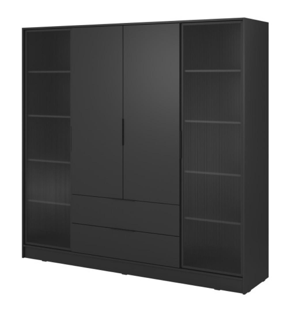 Sepro Meble Schrank Schwarz 206x200x51 cm