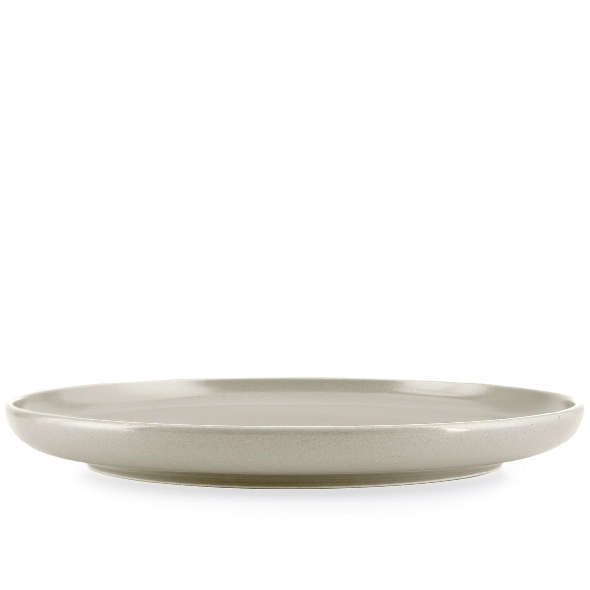 TELLER-SET VICTO 6-tlg Speiseteller, matt beige/grün/grau - Creme, Keramik (27cm) - KONSIMO®