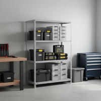 SCHRAUBREGAL PANDA MID | HxBxT 150x110x30cm | 4 Fachböden | Fachlast 90kg | Grau - Grau, Metall (110/150/30cm) - PROREGAL