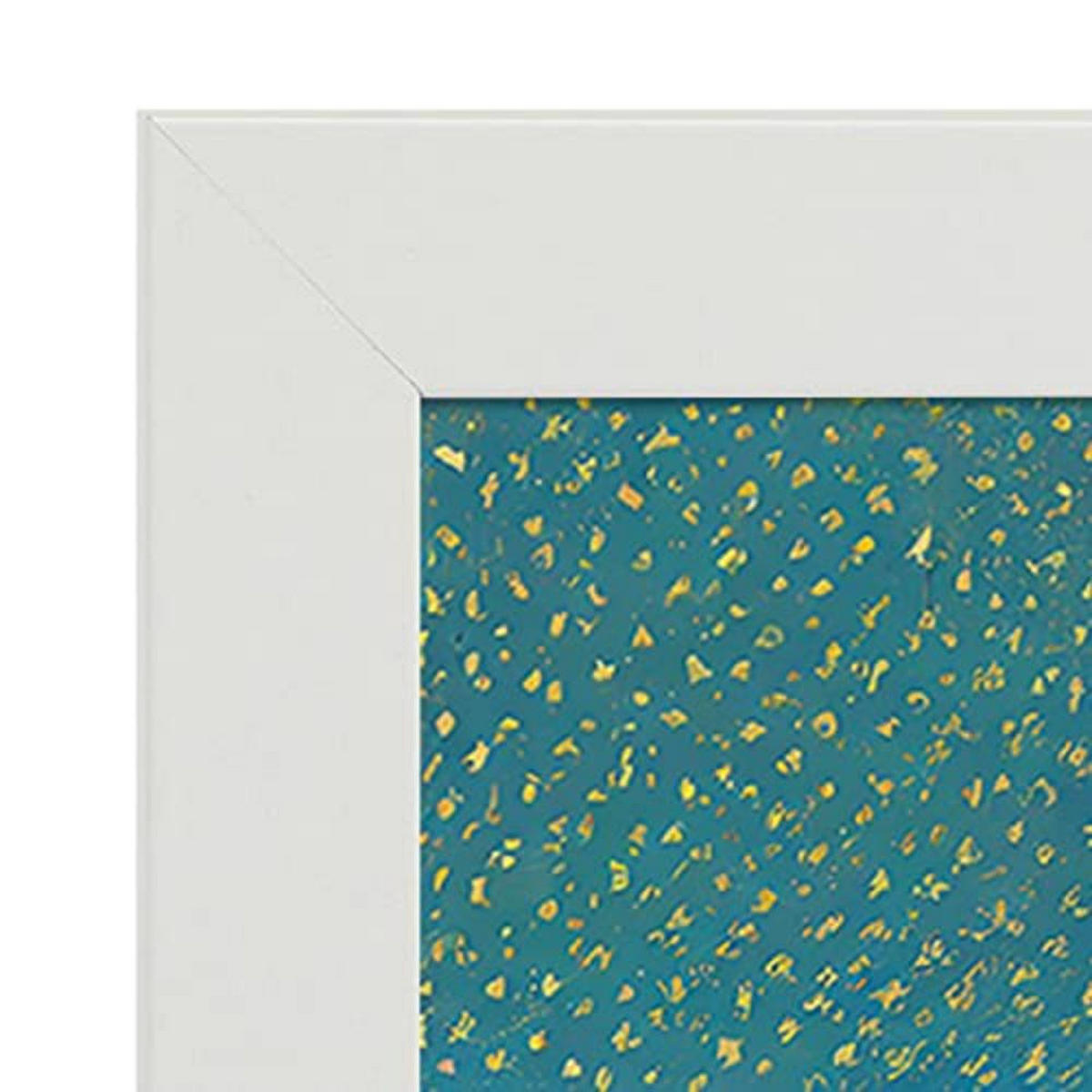 POSTER Set mit 4 Vogel im Abstrakt Moderne Galaxien A4 Weißer Rahmen - Weiß, Papier (29.7/3cm) - Nacnic