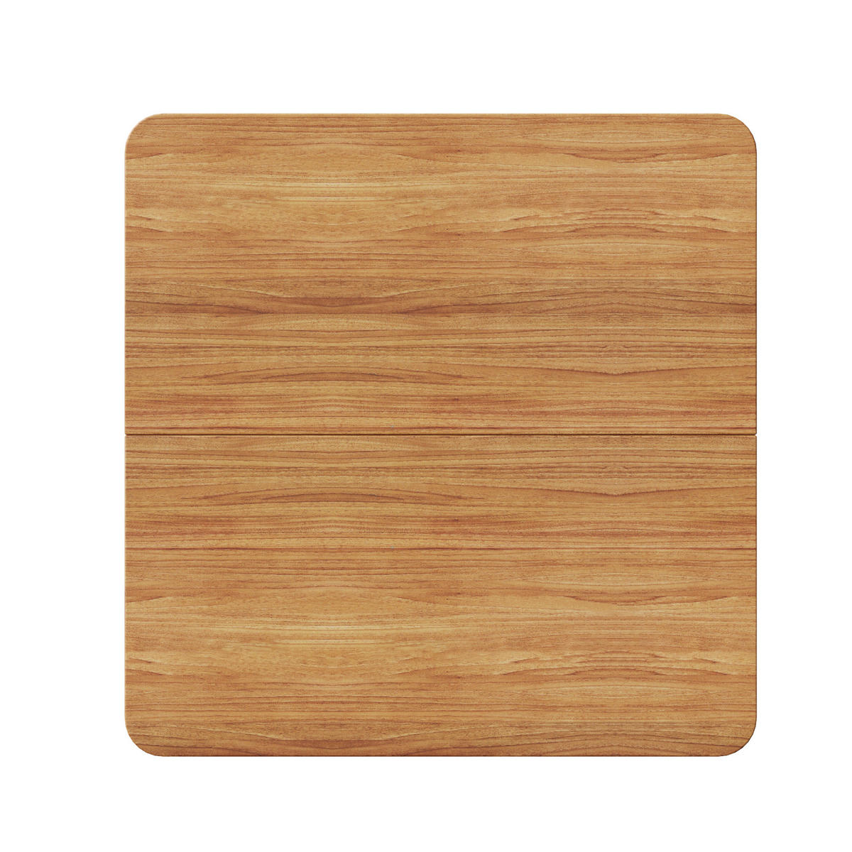 ESSTISCH 80/80/76 cm, Dunkelbraun - Naturfarben, Holzwerkstoff (80/80/76cm)