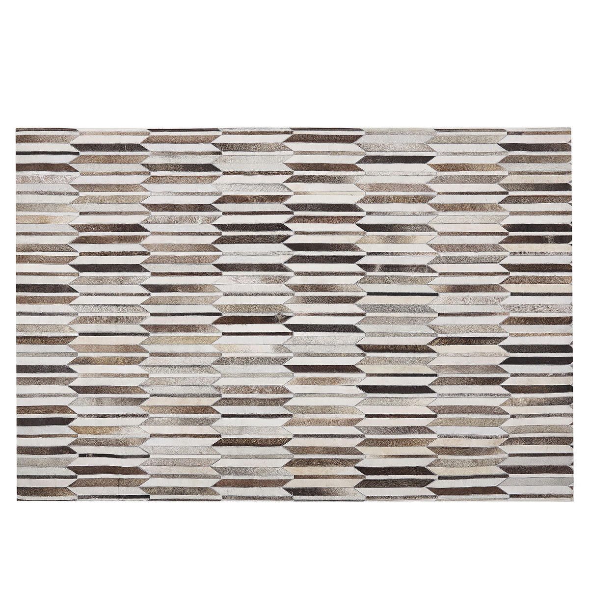 KURZFLOR-TEPPICH Kulalar 200/140 cm - Braun, Fell (140/200cm) - Beliani