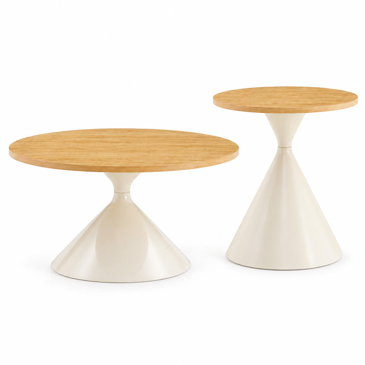 XXXLutz Couchtisch Natur, Creme 44.6x40x70 cm