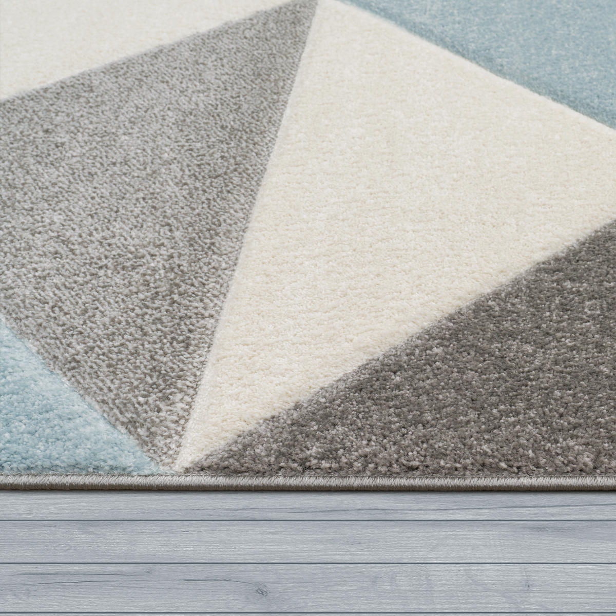 KURZFLORTEPPICH 80/300 cm Lara 276 - Türkis, Textil (80/300cm) - Paco Home