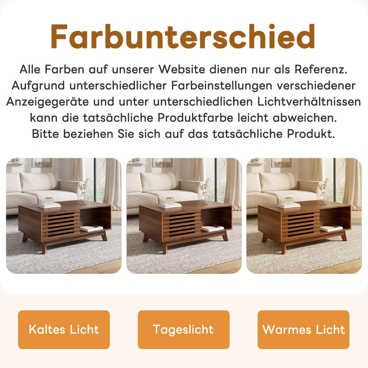 COUCHTISCH walnuss-optik mit lift-funktion & jalousie-schiebetür - Walnussfarben, Holzwerkstoff (55/90/57.5cm) - Urban Meuble