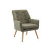 SESSEL - Stoff - Grün - SERINO - Grün, Textil (68/79/65cm) - Vente-Unique