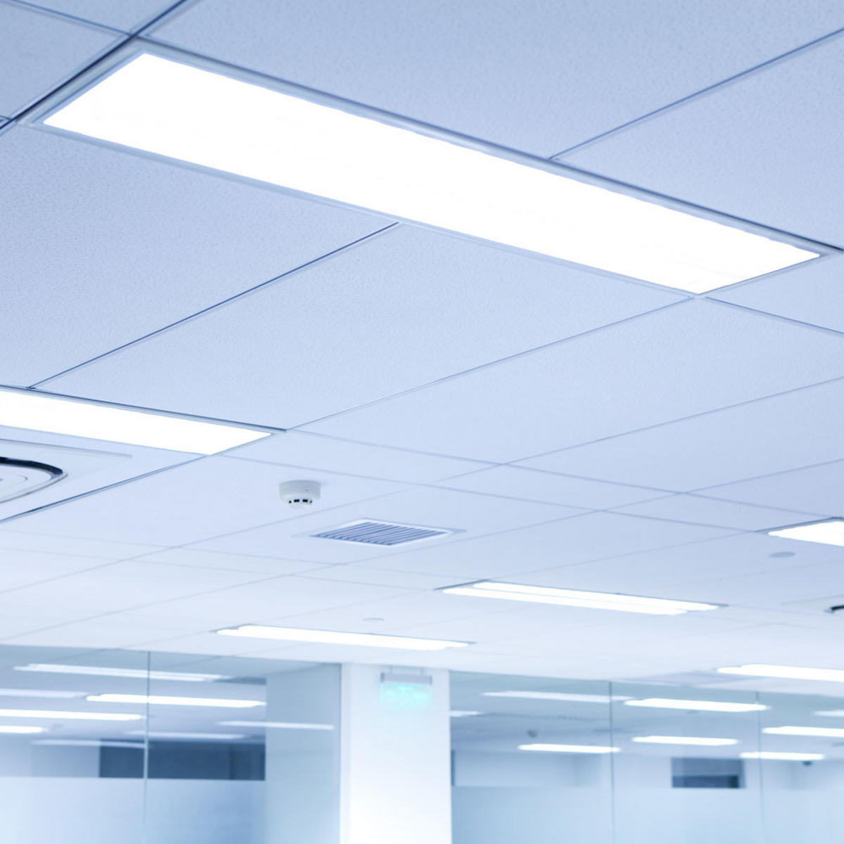 LED DECKENLEUCHTE VT-12030 Silber - Silberfarben, Metall (119.5/29.5/1.4cm)