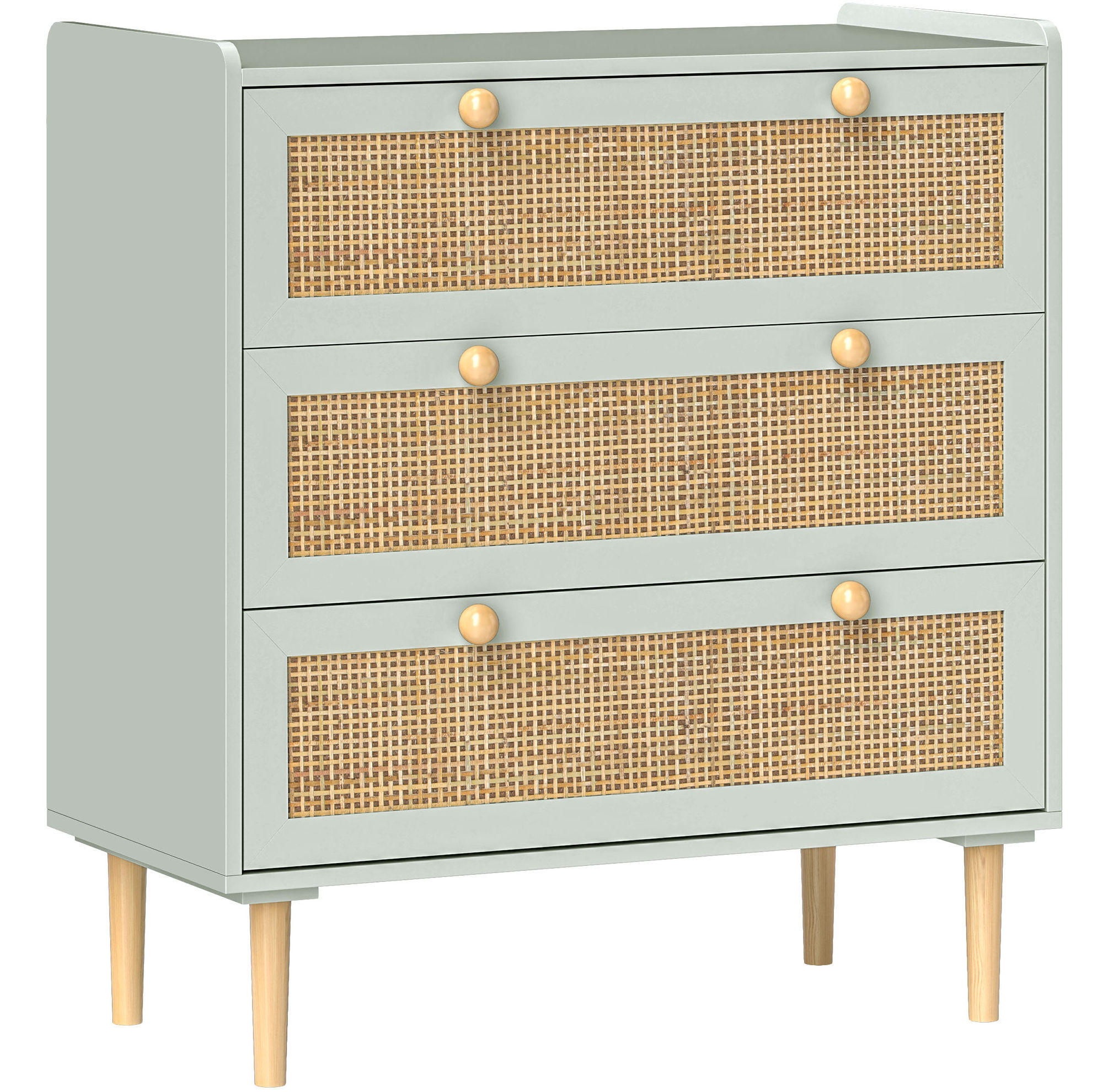 Okmyhome Kommode Hellblau 40x87.5x80 cm