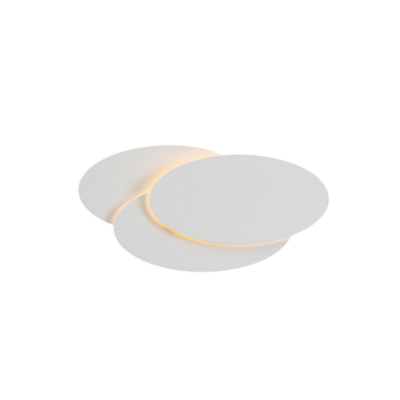 WANDLEUCHTE Lunar, Weiß, 26cm - Weiß, Metall (12.5/26/26cm) - KOSILUM