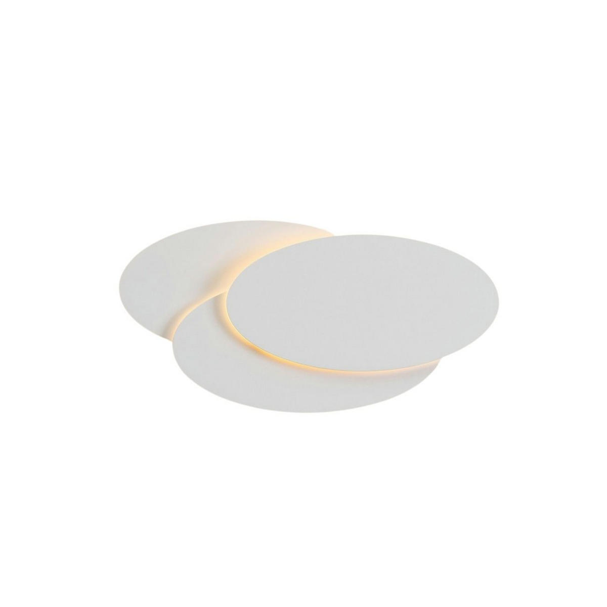 WANDLEUCHTE Lunar, Weiß, 26cm - Weiß, Metall (12.5/26/26cm) - KOSILUM