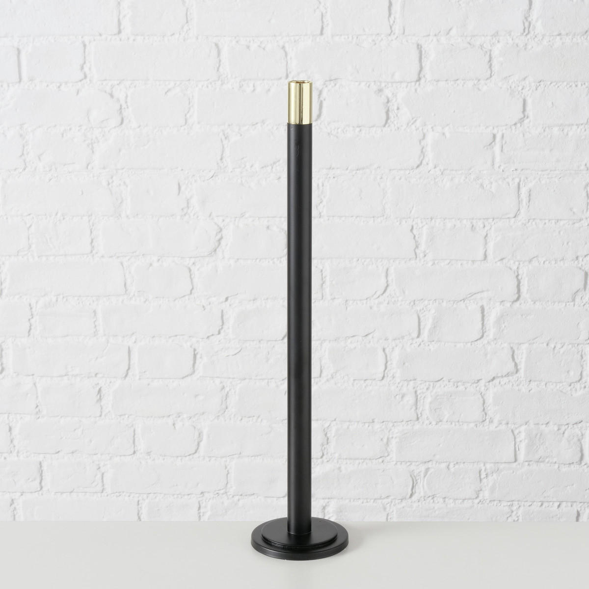 KERZENSTÄNDER Mats 3er-Set - Schwarz, Metall (10/76.5/10cm) - Boltze Home