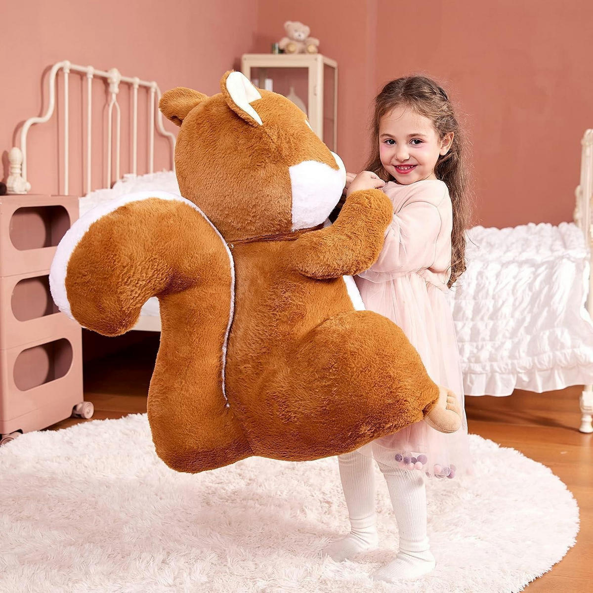 STOFFTIER Eichhörnchen 60 cm - Braun, Textil (43.2/58.4cm)