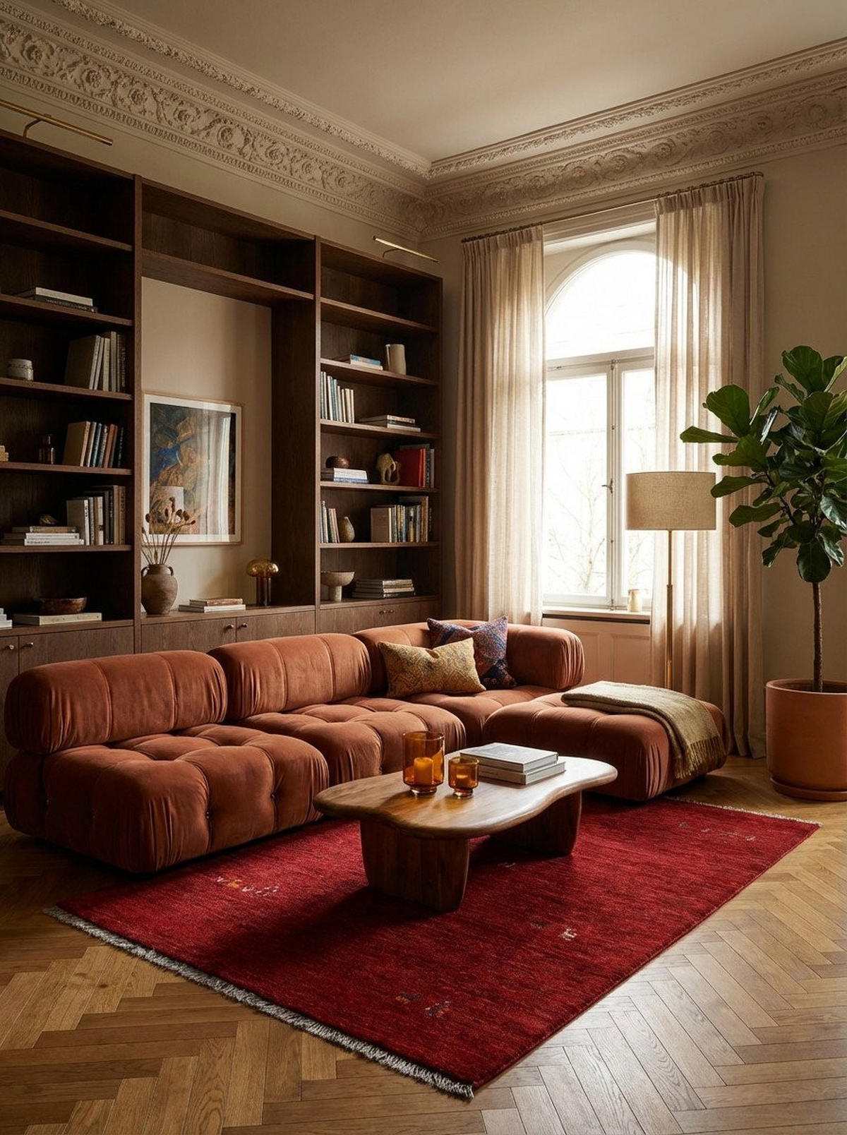 TEPPICH Gabbeh Rot 193/150 cm Schurwolle - Rot, Textil (150/193cm) - Looma