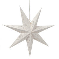 PAPIERSTERN Fensterdekoration 45 cm - Weiß, Papier (15/45/45cm) - Home Styling Collection