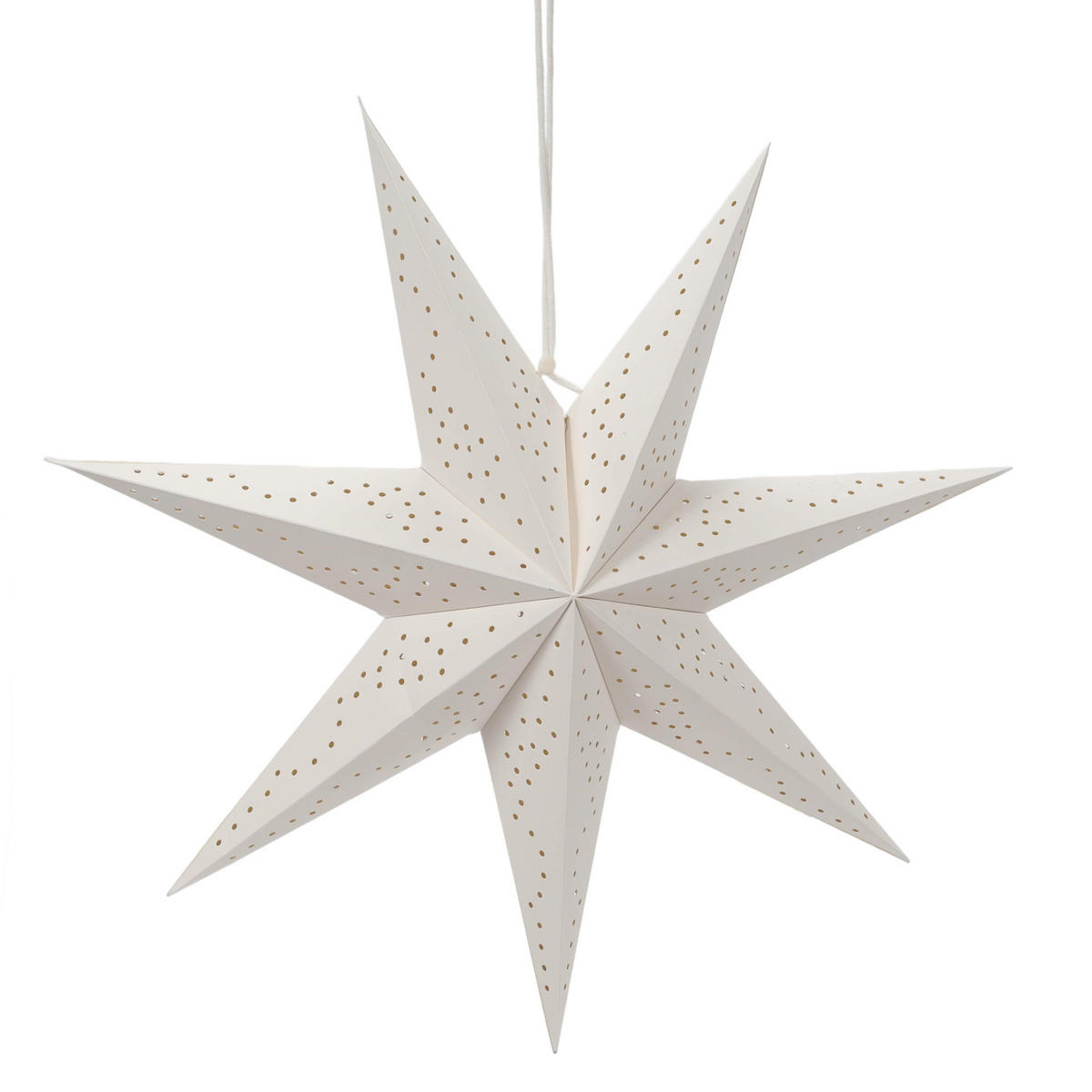 PAPIERSTERN Fensterdekoration 45 cm - Weiß, Papier (15/45/45cm) - Home Styling Collection